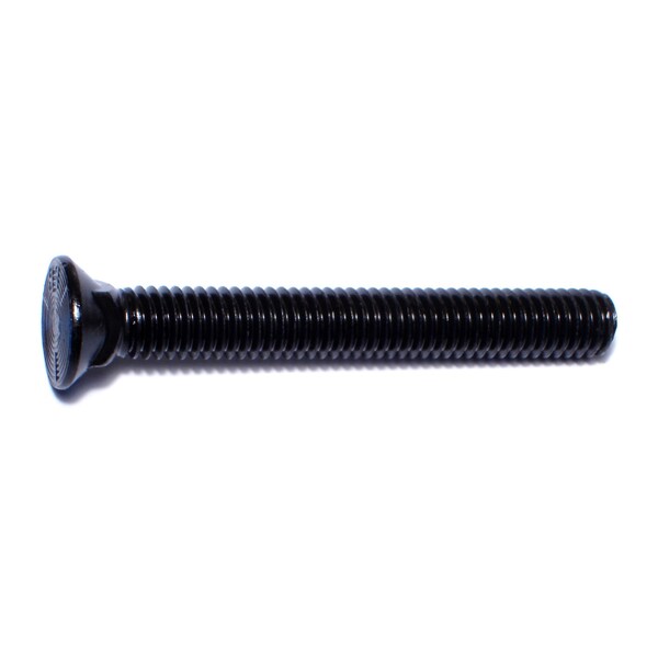 Midwest Fastener Plow Bolt, 3/8"-16 Thrd Sz, 3" L, Flat Head, Steel, Plain, 50 PK 01232 - main